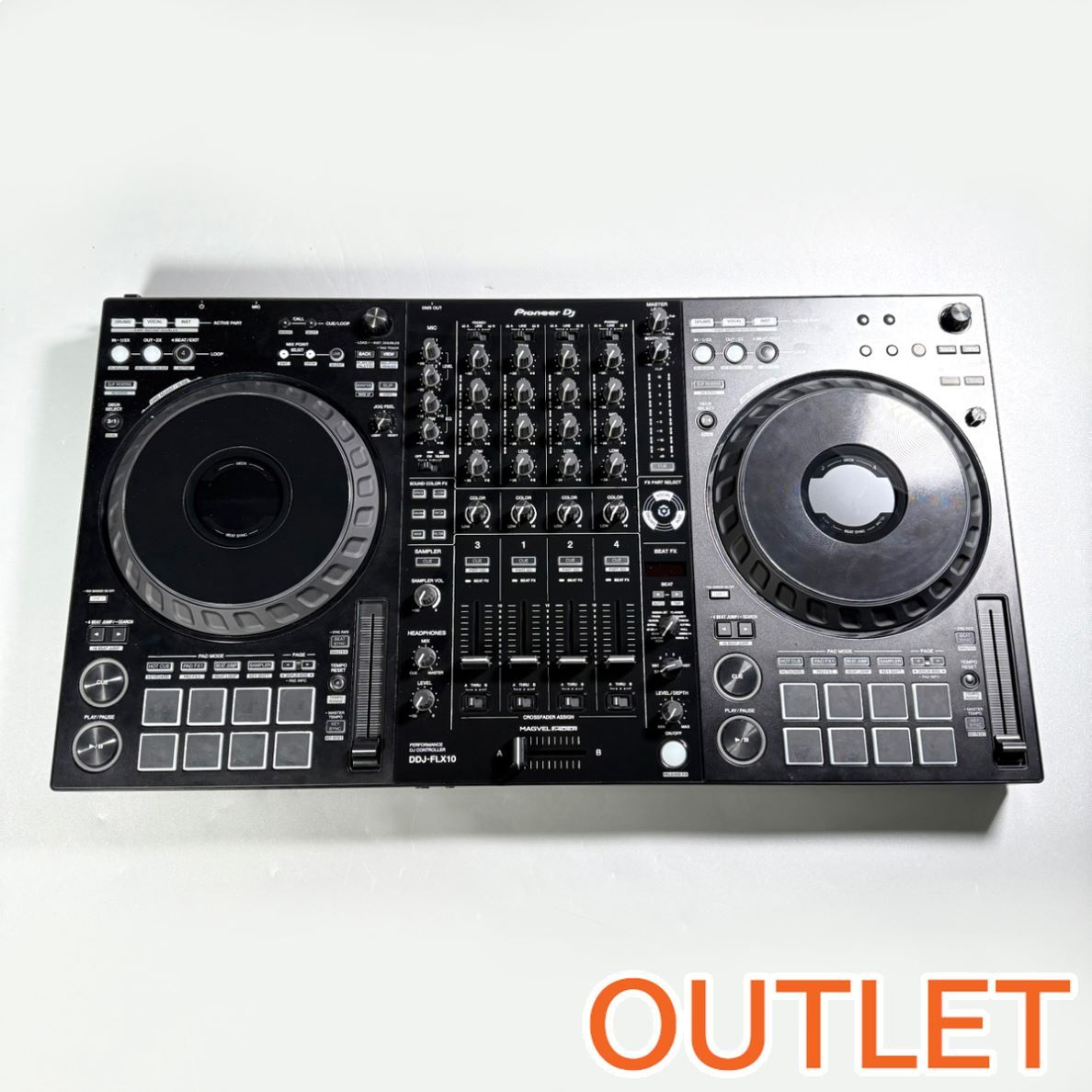 Pioneer DDJ-FLX10 4ch DJ コントローラー マルチアプリ対応（B級特価