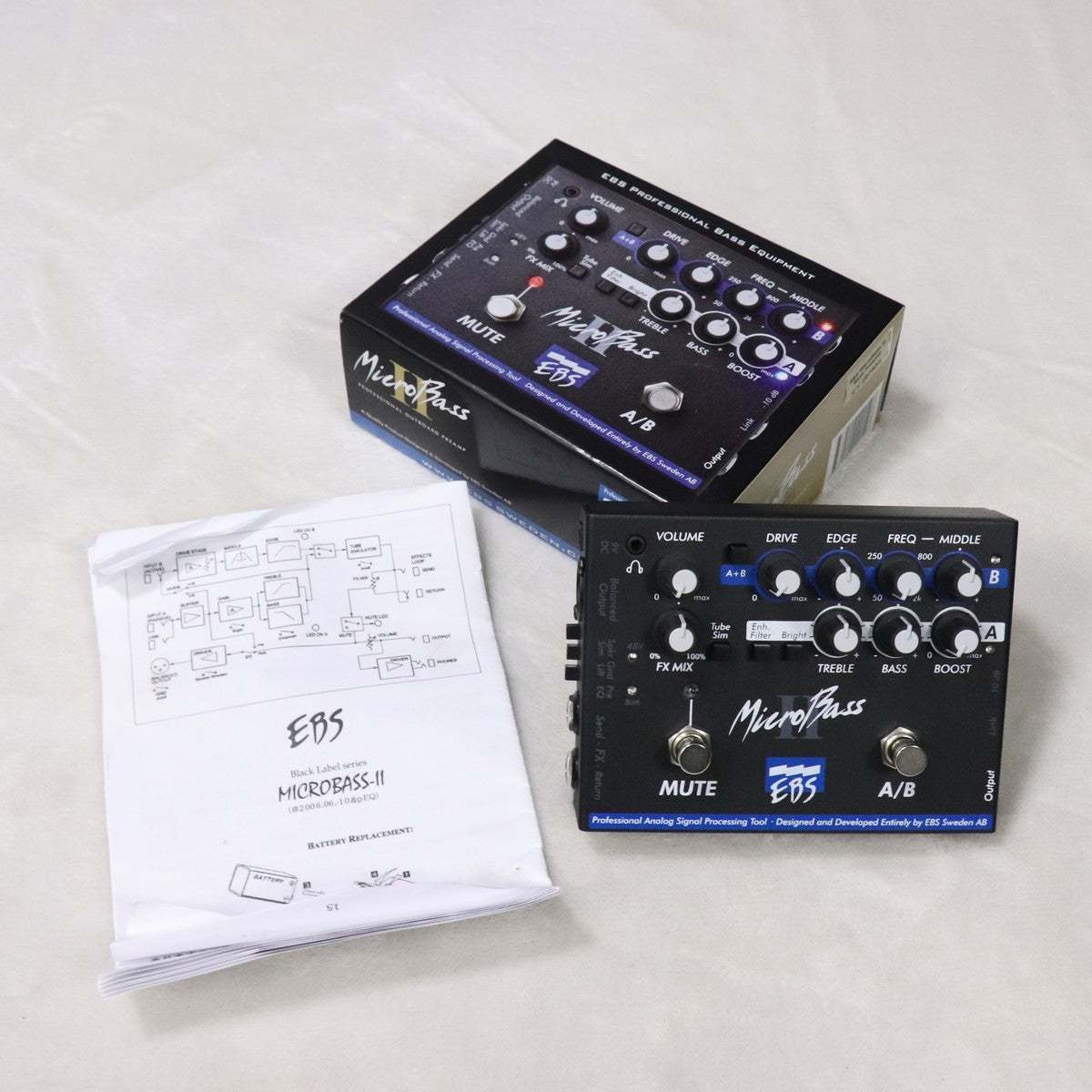 EBS Micro Bass 2 ベースプリアンプ DI 【公式通販】