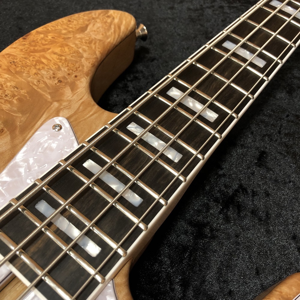 Phoenix Bomber Bass BB-4-109 Burl Maple Custom Akihito Tokunaga