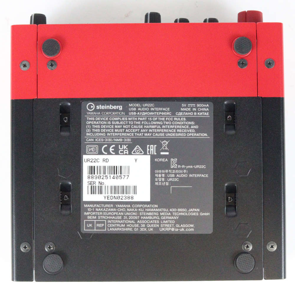 Steinberg 【中古】 Steinberg スタインバーグ UR22C RD USB