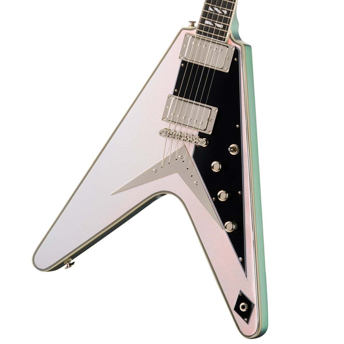 Epiphone Inspired by Gibson Futura Flying V Custom Quicksilver