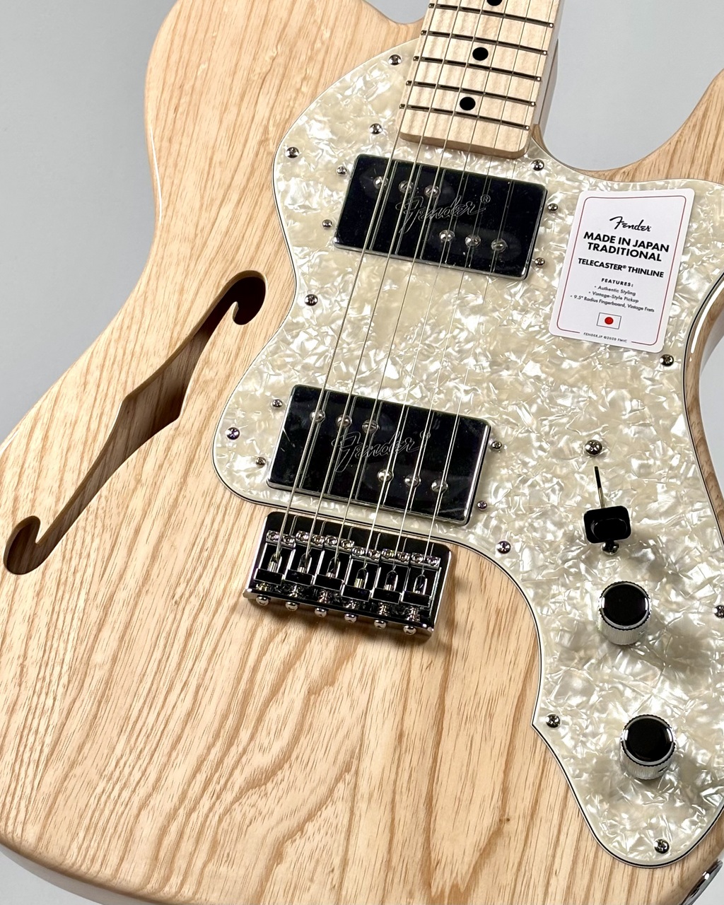 Fender Made in Japan Traditional 70s Telecaster Thinline -Natural