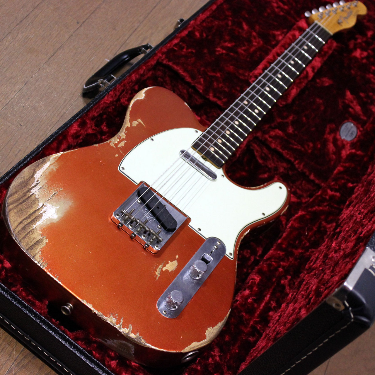 Fender Custom Shop 1963 Telecaster HEVY Relic Candy Apple Red NAMM