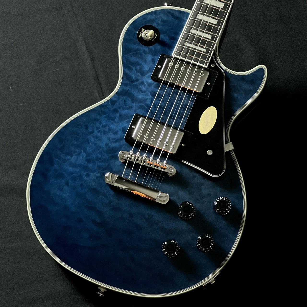 Epiphone Les Paul Custom Quilt Viper Blue【島村楽器限定商品
