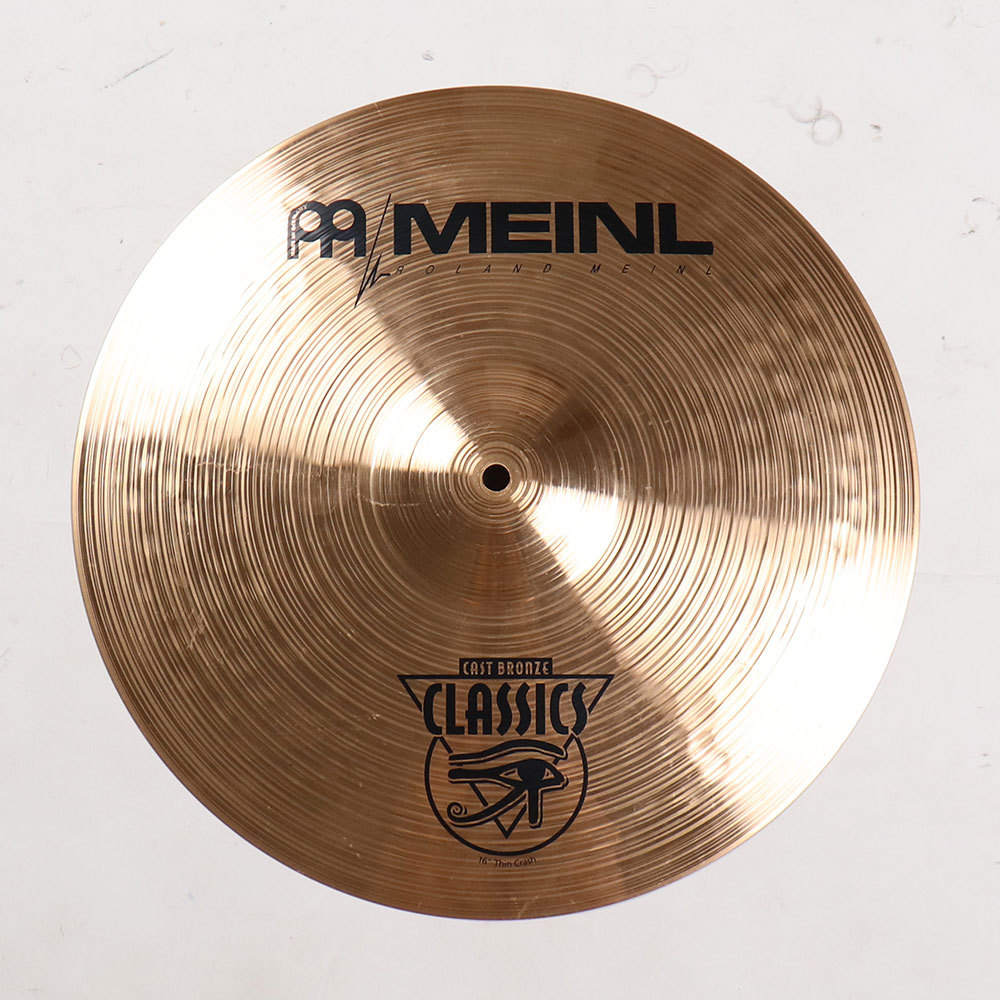 Meinl 【中古】 クラッシュシンバル マイネル MEINL Classics Thin