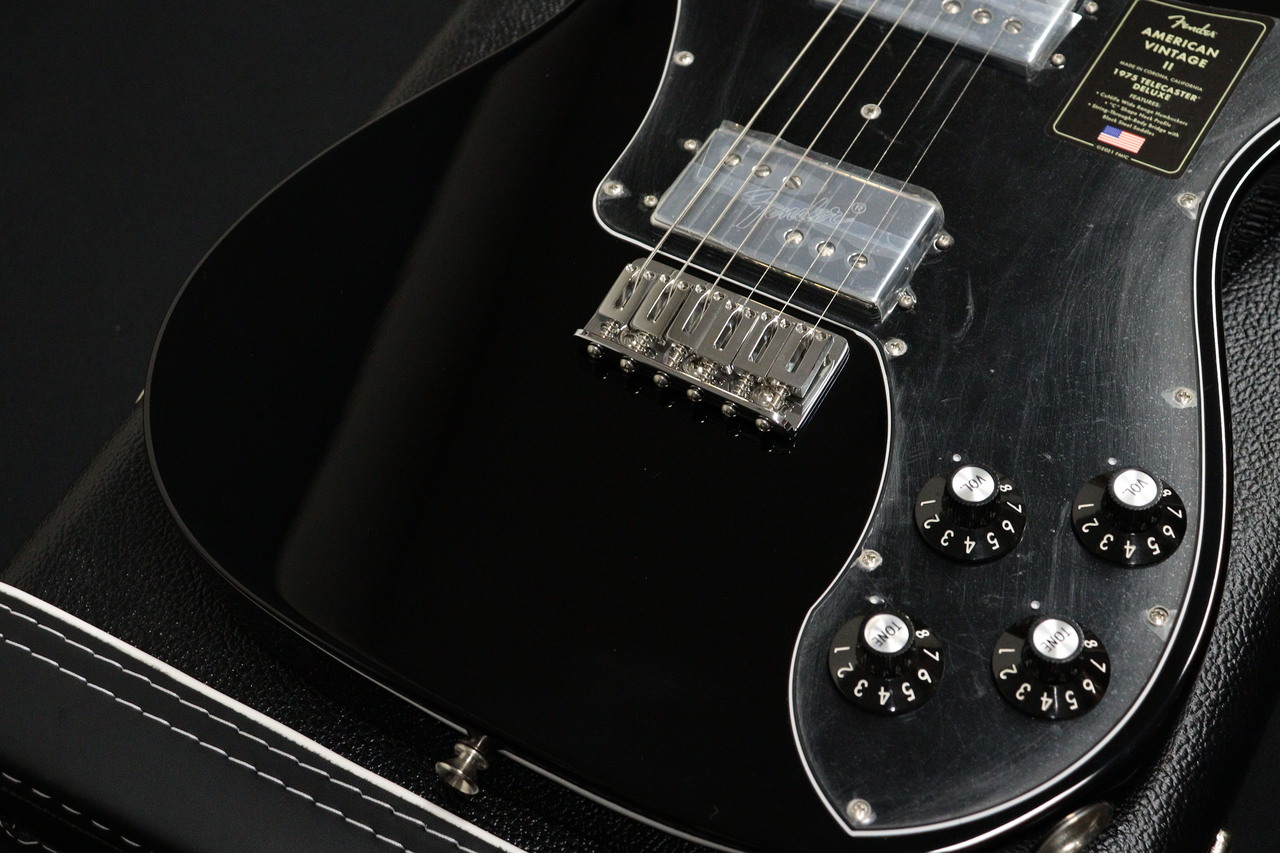 Fender AMERICAN VINTAGE II 1975 TELECASTER DELUXE Black （新品