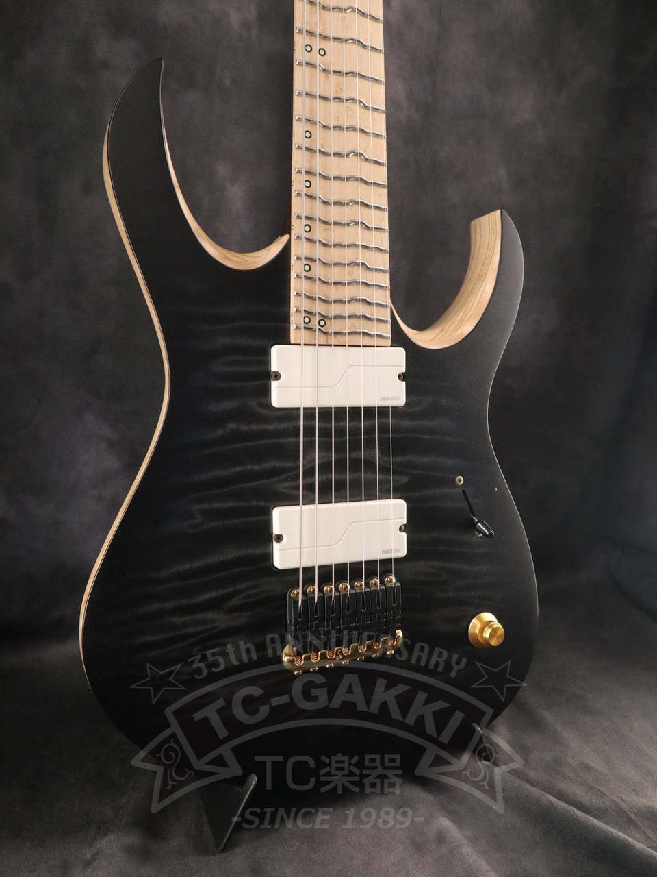 ギター Mayones duvell elite7 MAYONES Duvell Elite 7 B26.5 (Infinite Blue Gloss) NAMM 2025