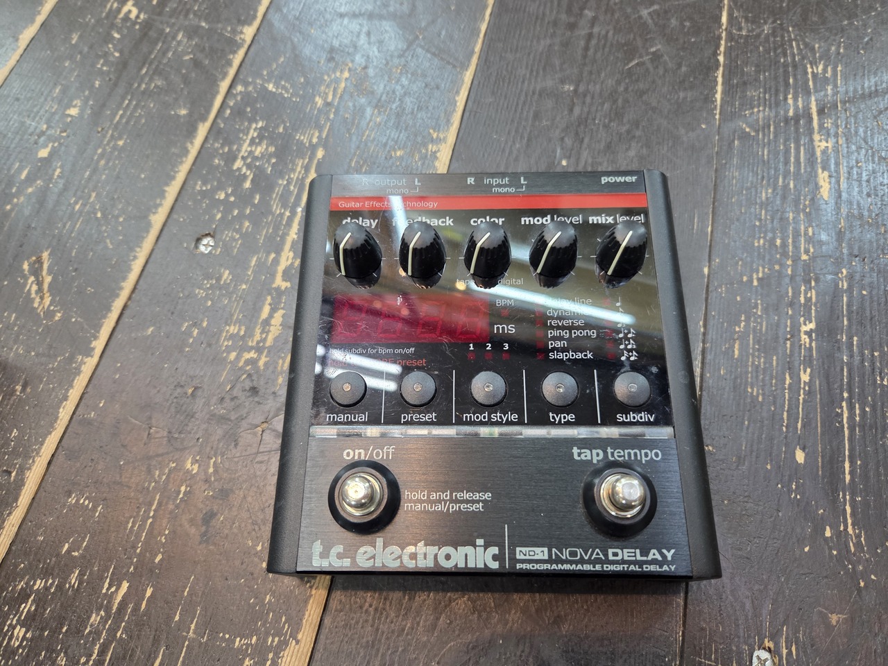 tc electronic ND-1 NOVA DELAY（中古/送料無料）【楽器検索デジマート】