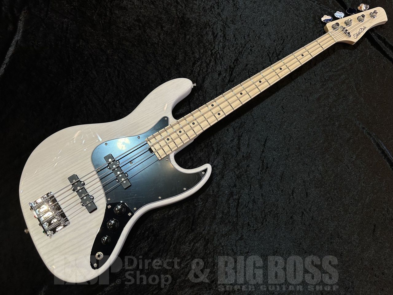 Three Dots Guitars JB Ash/Maple 【Trans White】（新品/送料無料