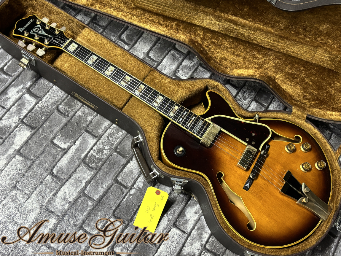 Ibanez1980年製GB-10ジョージベンソン ヴィンテージフルアコケース付 Ibanez GB-10 # Brown Sunburst (BS) 1981年製【George Benson