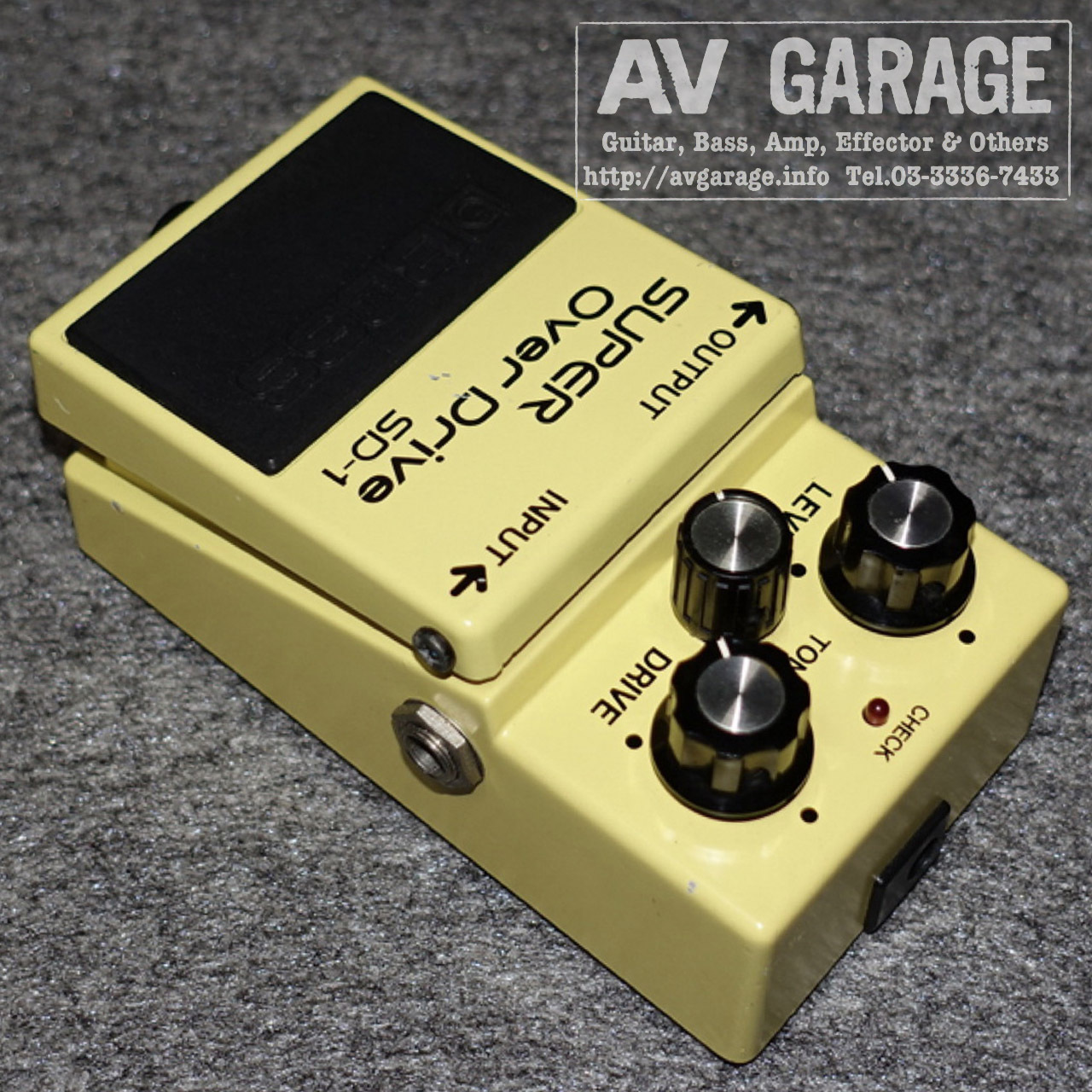 BOSS SD-1 SUPER Over Drive 1980年代 日本製「NEC C4558C仕様」（中古