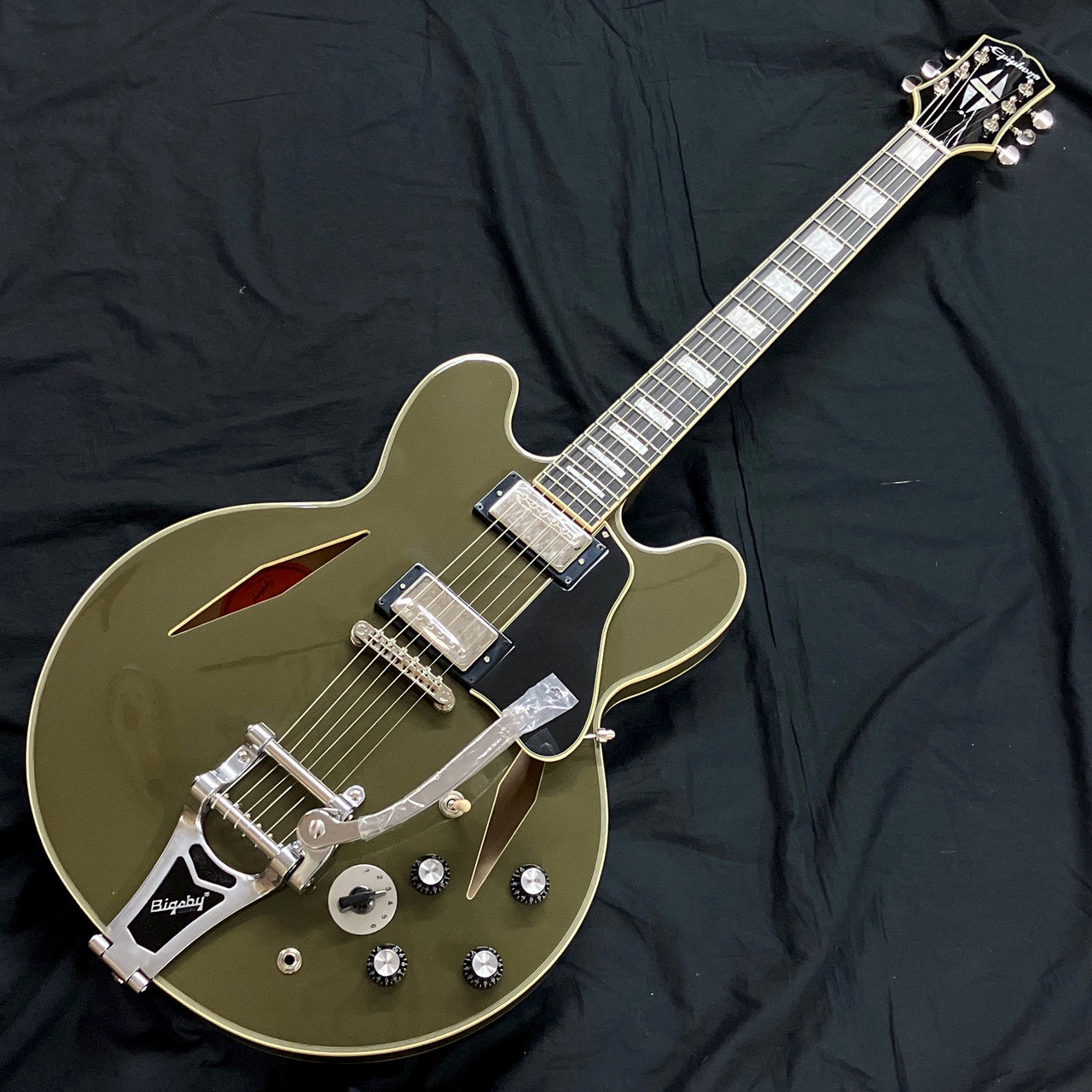 Epiphone Shinichi Ubukata ES-355 ver.02 Olive Drab エピフォン 生形