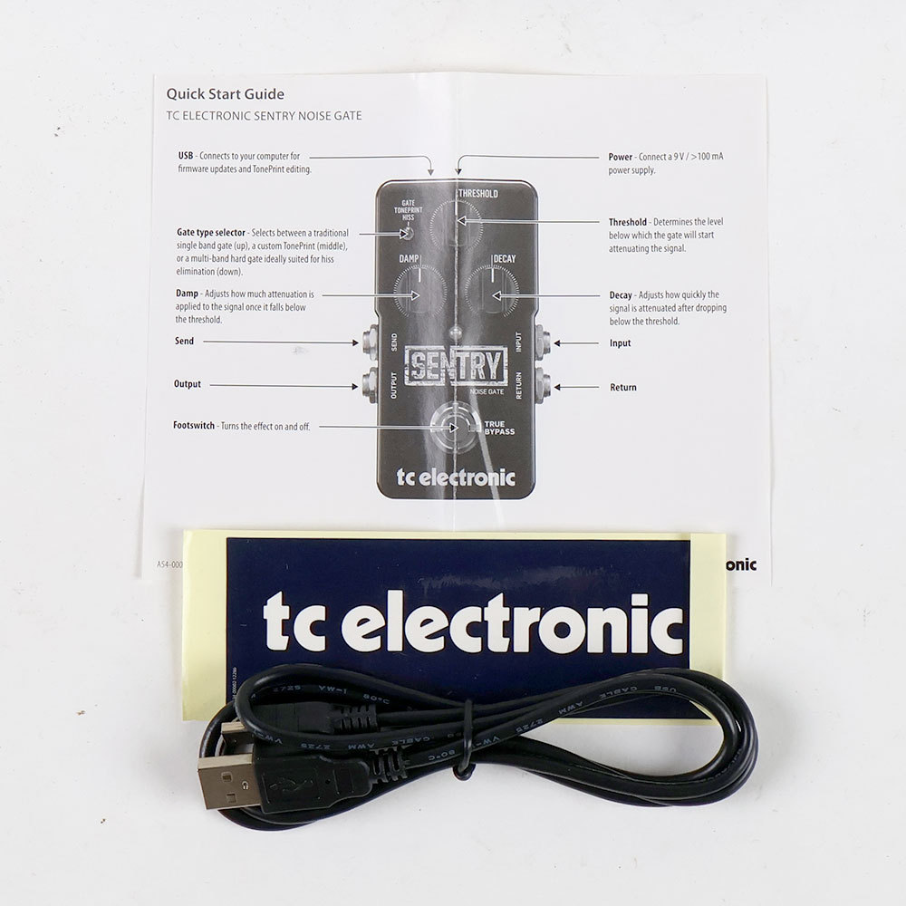 tc electronic 【中古】 tc electronic SENTRY NOISE GATE ノイズ