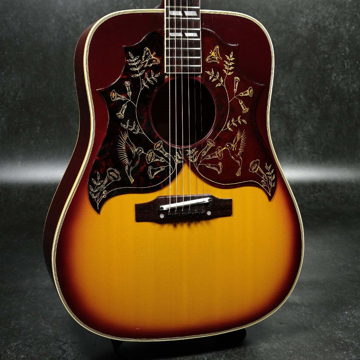 Gibson Hummingbird Cherry Sunburst BZF Double Pickguard Customize