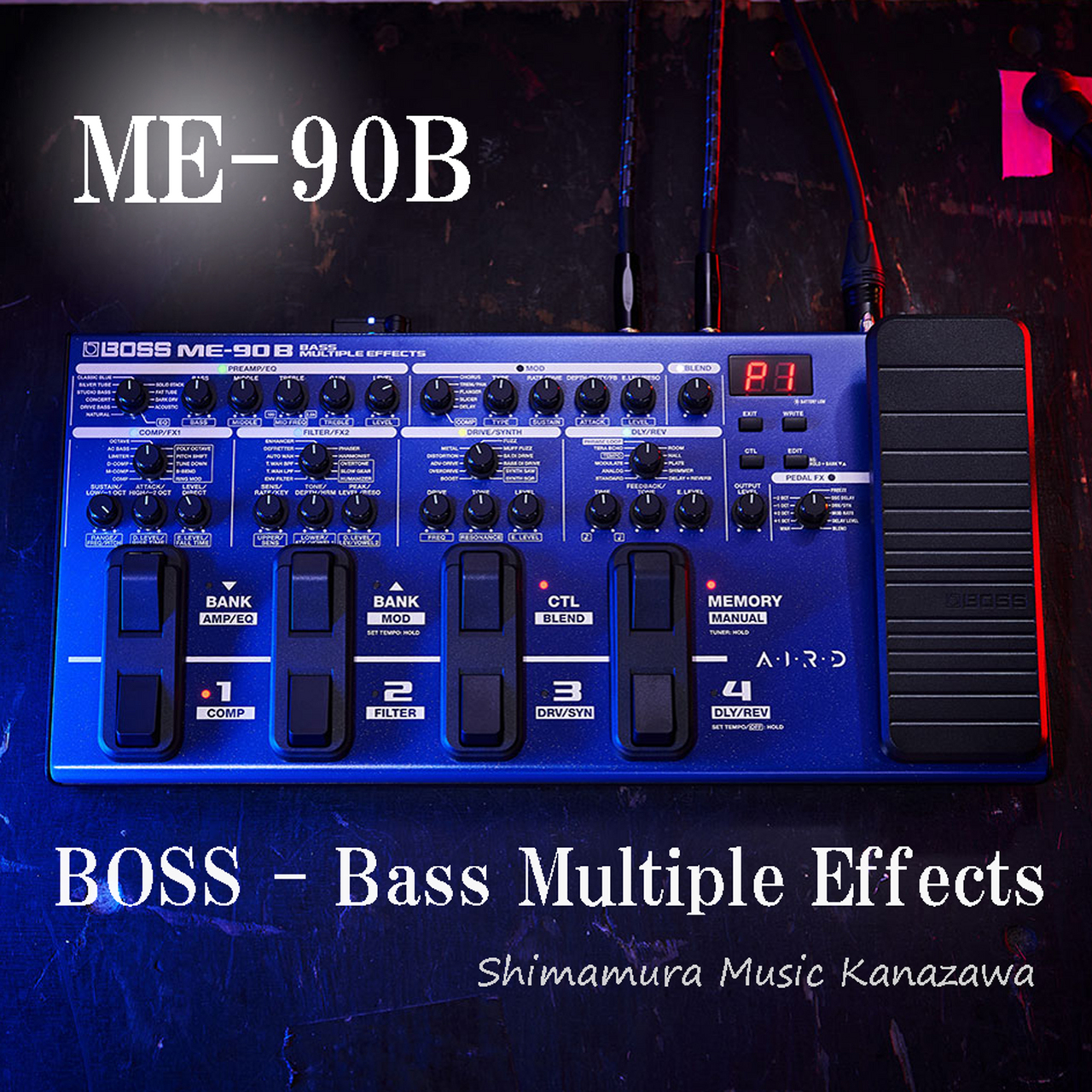 BOSS ME-90B Bass Multiple Effects 【在庫 - 有り｜送料無料】（新品/送料無料）【楽器検索デジマート】