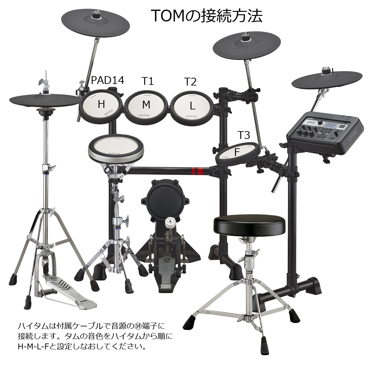 特価格安の通販  タムパッド　3個　電子ドラム　(4) XP70 YAMAHA 打楽器