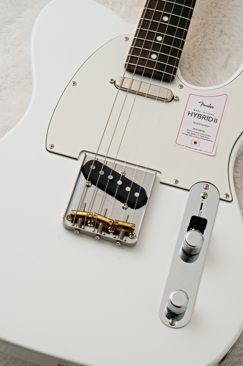 Fender MIJ HYBRID II TELECASTER Arctic White / AWT 【軽量個体