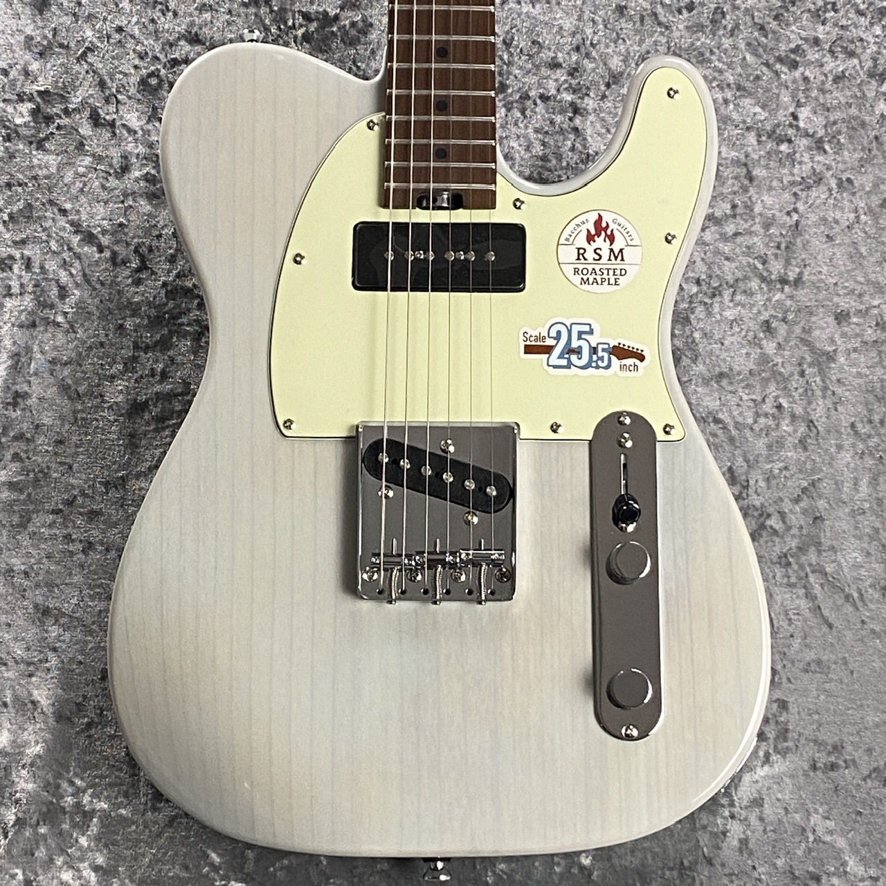 Bacchus tactics-ash/rsm テレキャスタータイプ Bacchus TACTICS ASH/RSM STN|ドルフィンギターズ