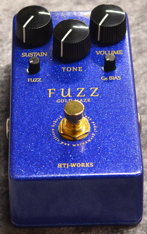 HTJ-WORKS GOLD HAZE FUZZ -Gelmanium & Silicon engine ～Candy Blue