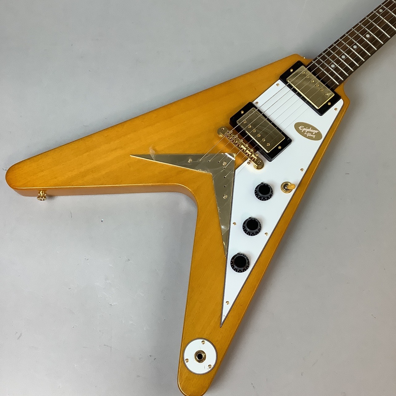 Epiphone Korina Flying V Aged Natural