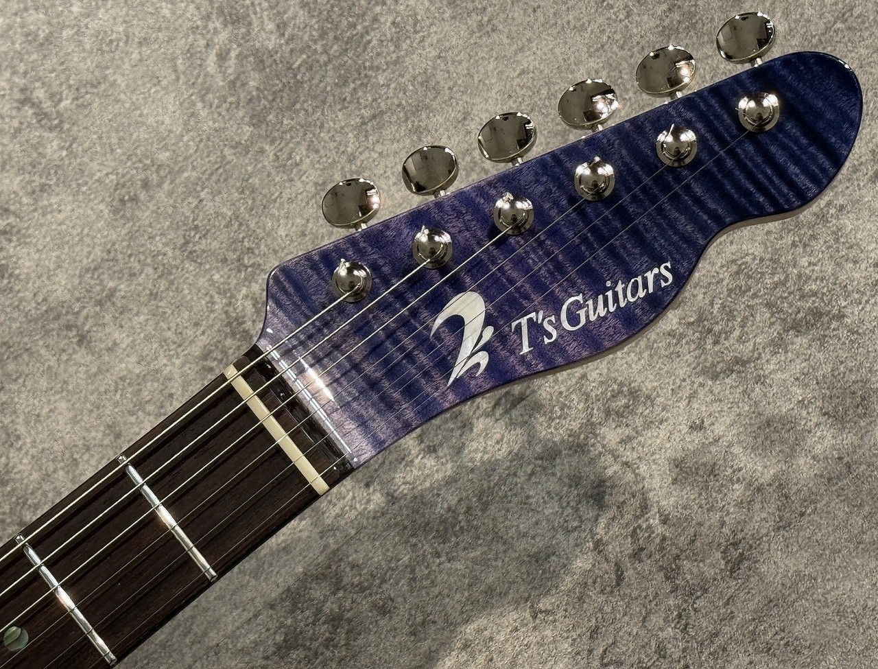 ギター T's Guitars TL-22 Flame Top T's Guitars TL-Classic 22 Purple Faded【3.3kgの軽量個体