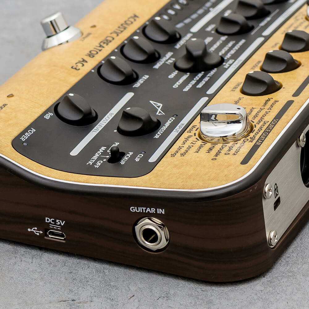ZOOM AC-3 Acoustic Creator【15種類のターゲットギター