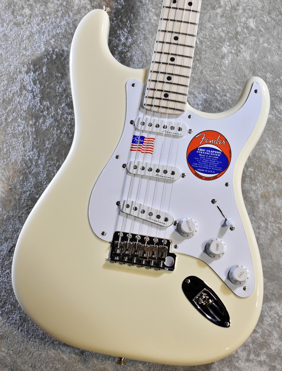 Fender Eric Clapton Stratocaster Olympic White #US23120615【3.56kg】【エリック ・クラプトン】（新品）【楽器検索デジマート】