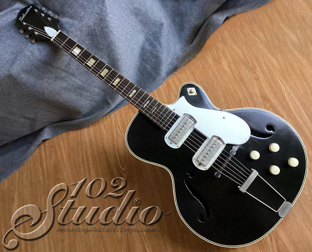 Silvertone Espanada H64 Original BLACK ☆ Gibson P13 PU搭載