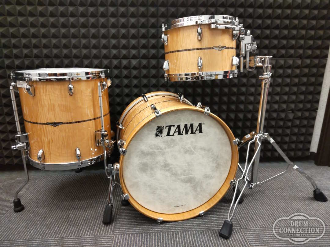 Tama STAR Maple Drum 3pcs Kit -Gloss Natural Curly Maple- w/ Single Tom  Stand（新品）【楽器検索デジマート】