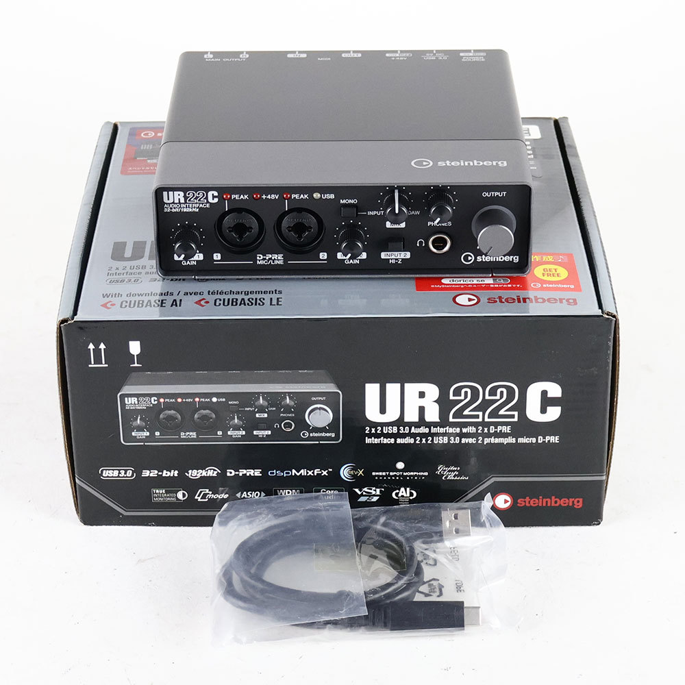 【中古品】Steinberg UR22C USBオーディオインターフェイス Steinberg 【中古】 オーディオインターフェイス Steinberg UR22C