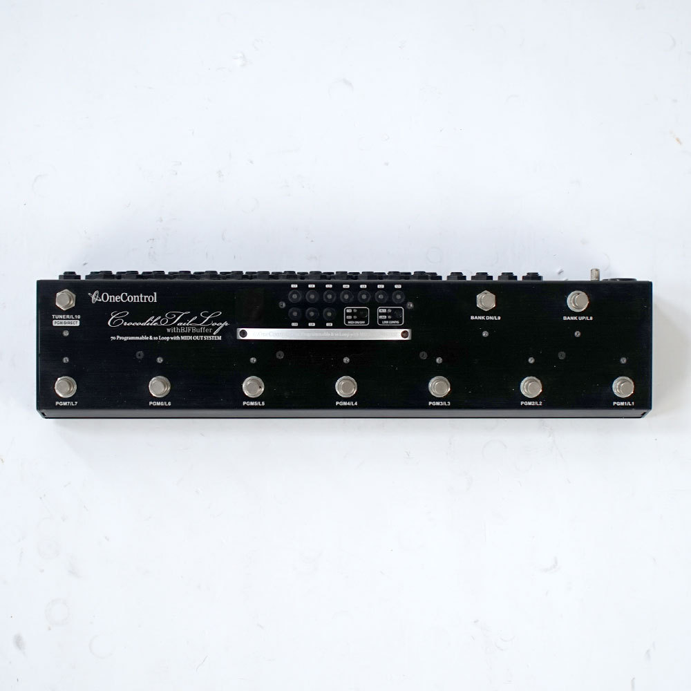 【美品】One Control OC10 ループスイッチャー 本体のみ One Control Crocodile Tail Loop OC10 – OneControl