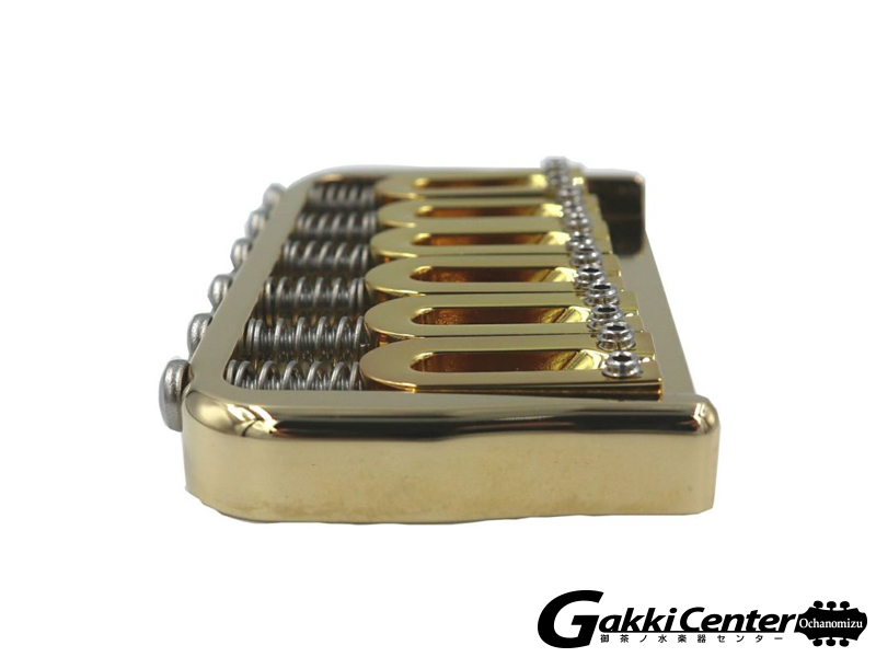 HIPSHOT 6 String Fixed Guitar Bridge, Gold. 0.125（新品）【楽器