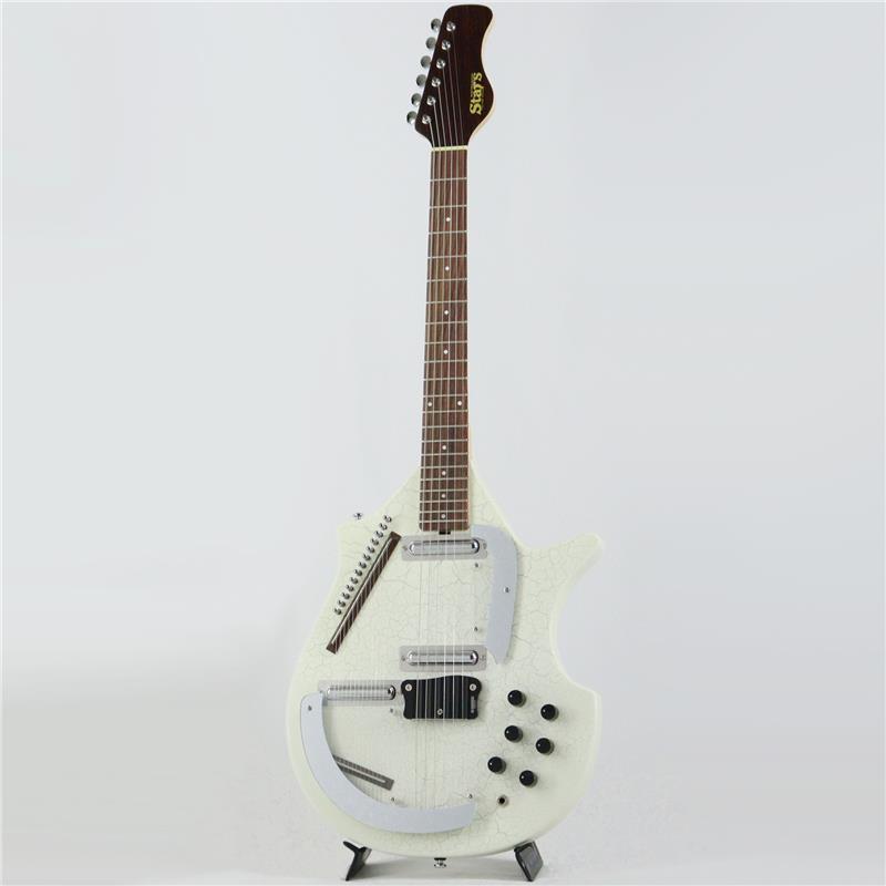 STARS Electric Sitar [ELS-1] (White Crack/WH) 【キズあり特価