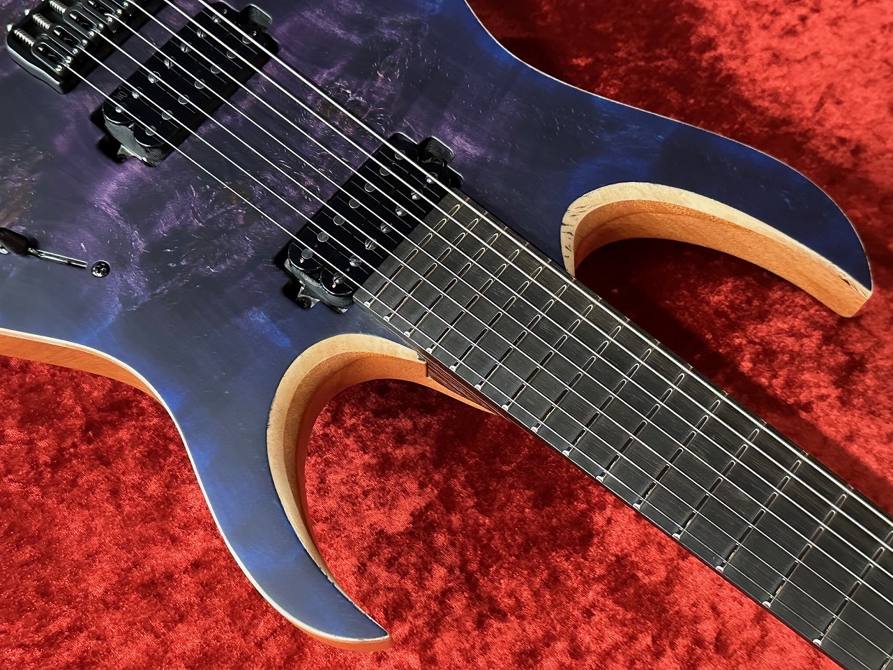 MAYONES Duvell Elite 7 B27 -Trans Dirty Purple Blue Burst Satin- ≒3.461Kg【7弦 】（新品/送料無料）【楽器検索デジマート】