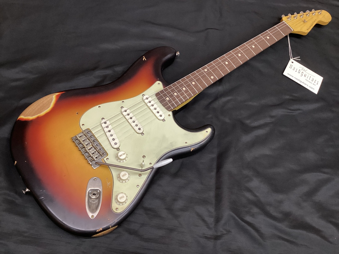 Nash Guitars S-63/3Tone Burst/Alder/AM-887 (ナッシュ ストラト