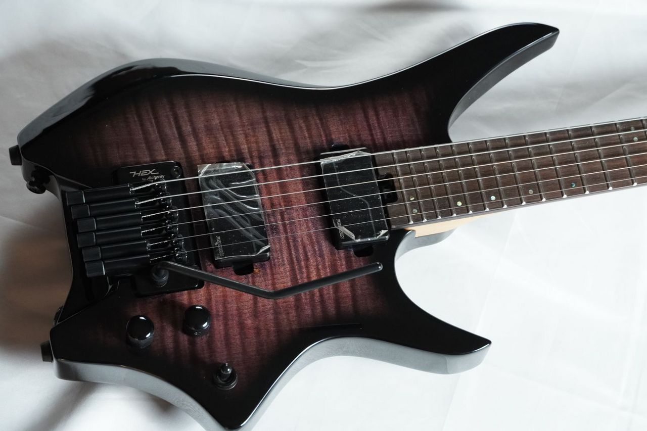 HEX Guitars N700 G/Transparent Purple Burst 2.48kg 極美品