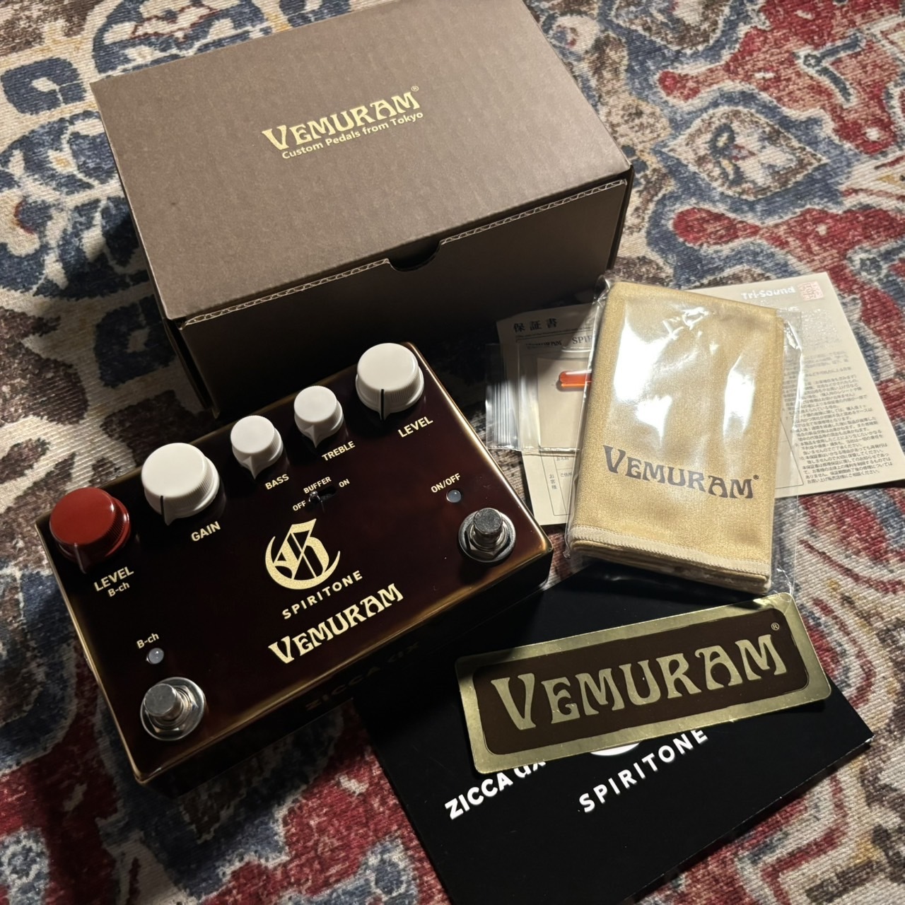 VEMURAM SPIRITONE Charシグネチャー オーバードライブペダル