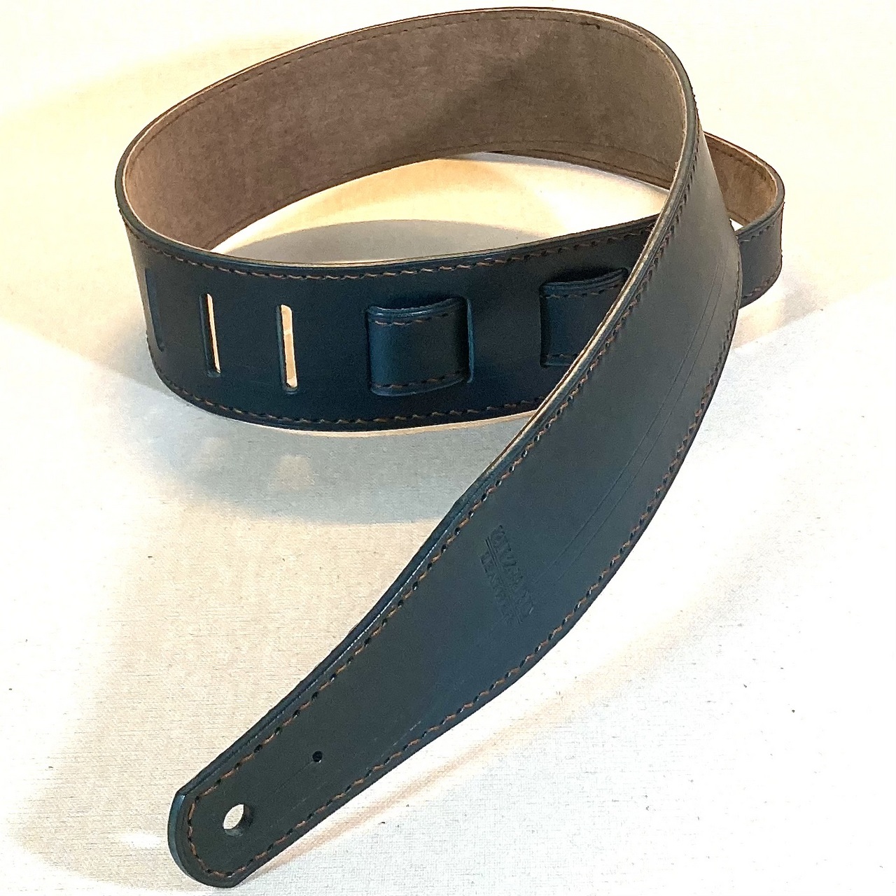 wizard leather 本革製ギター・ストラップ 60mm(イタリアンレザー