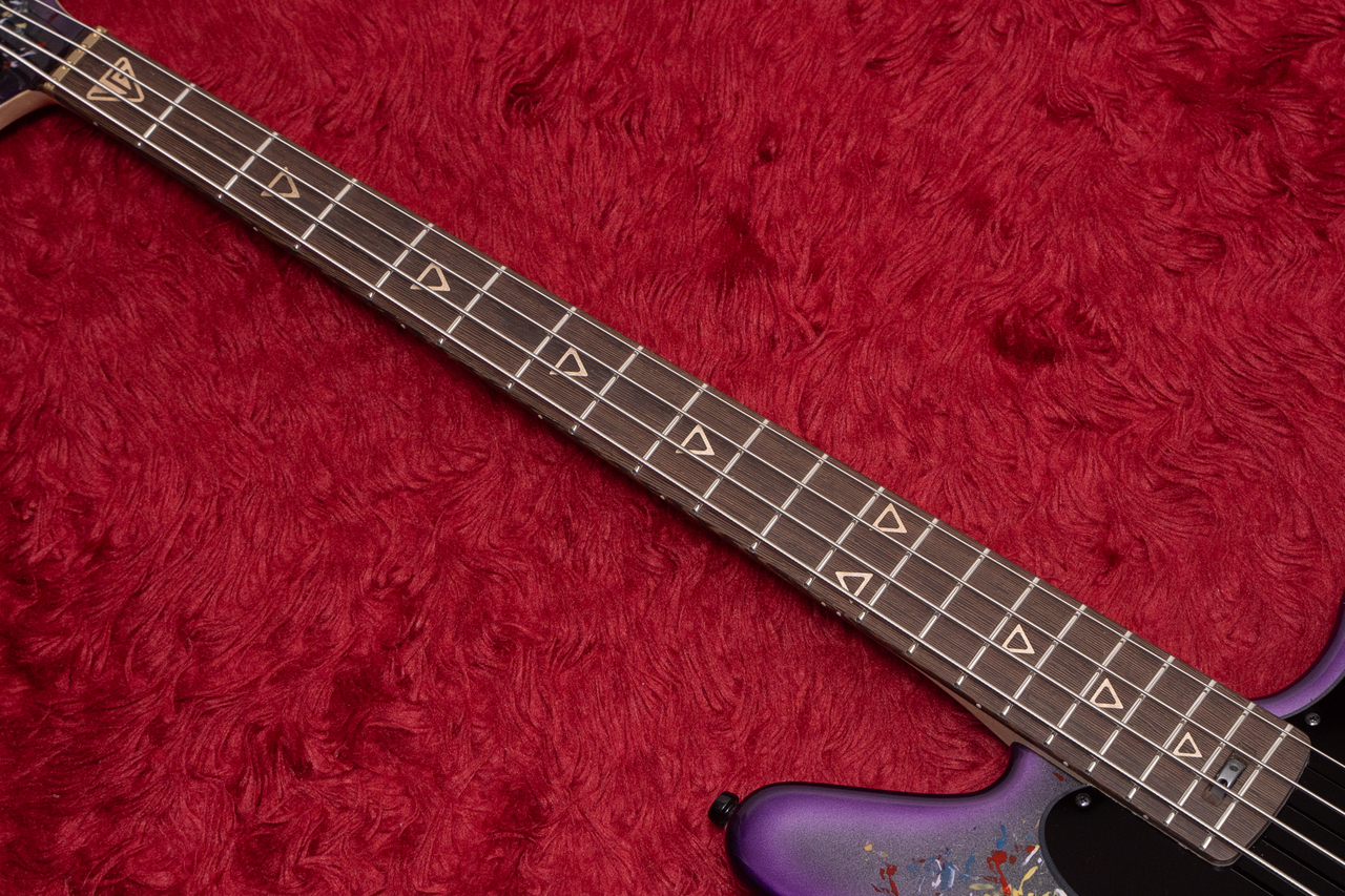Valiant Guitars Jupiter Bass Wild Flowers Purple 3.725kg #Bj23039