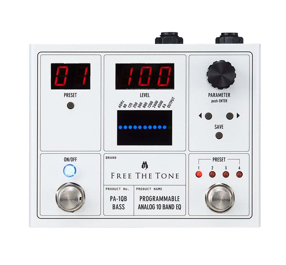 Free The Tone PA-1QB PROGRAMMABLE ANALOG 10 BAND EQ ベース用