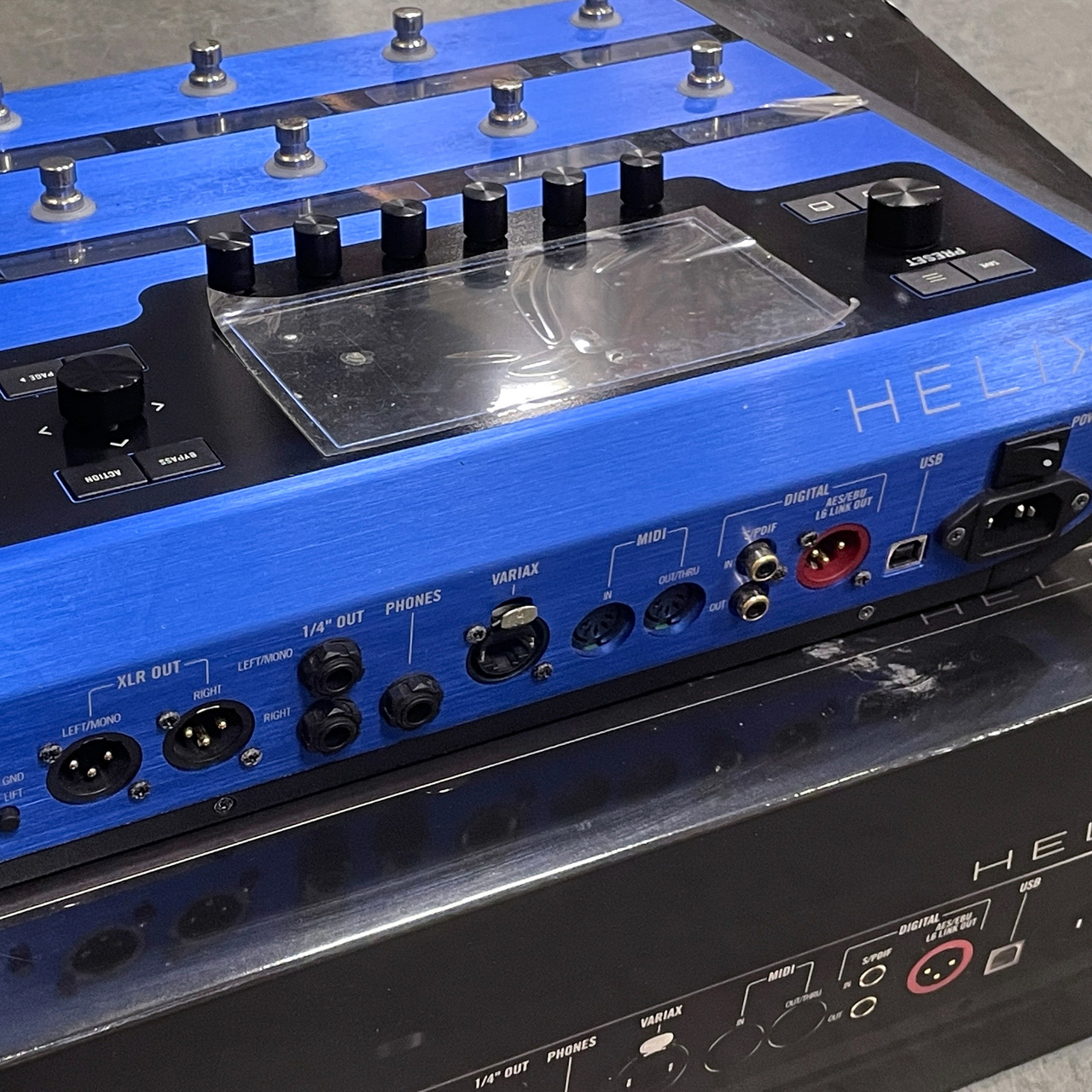 LINE 6 Helix Floor Lightning Blue 【中古】【箱・電源ケーブル