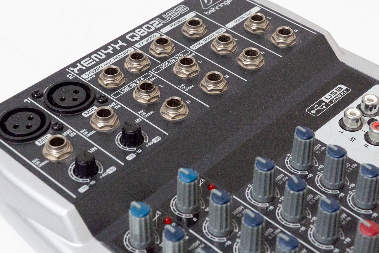 BEHRINGER Xenyx Q802USB アナログミキサー【GIB横浜エフェクター館