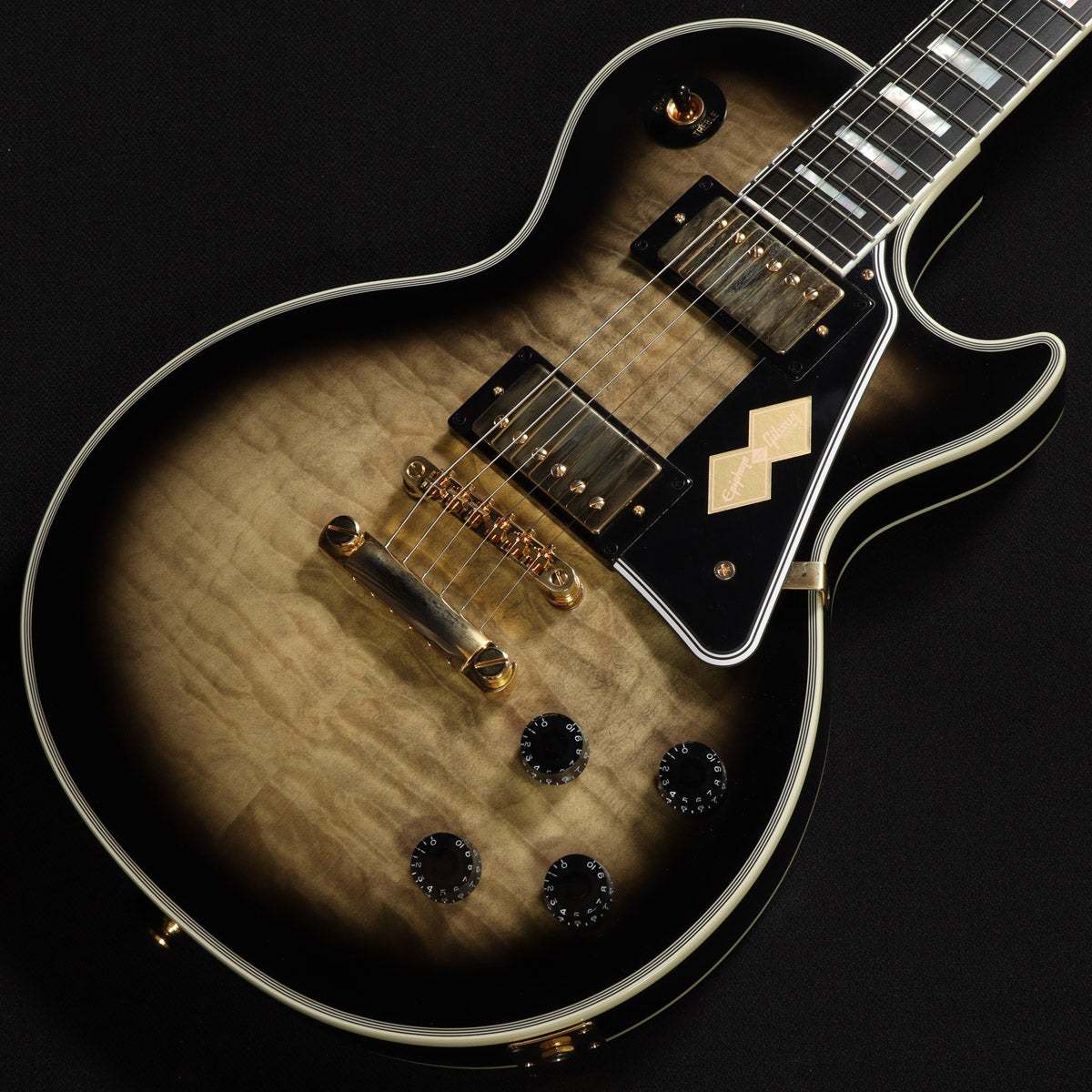 Epiphone Inspired by Gibson Custom Les Paul Custom Quilt Cobra