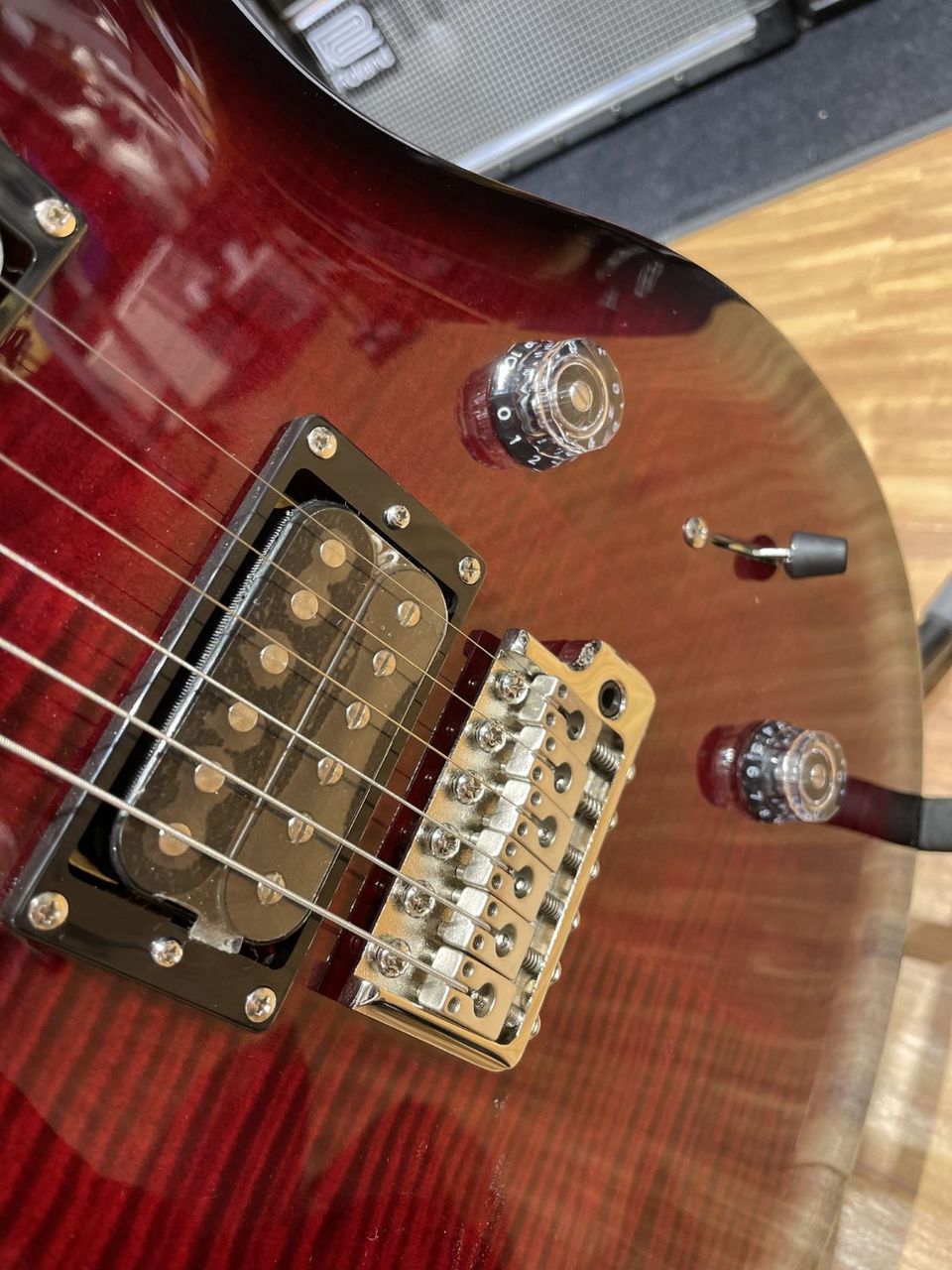 PRS SE Custom 24 レッド エレキギター PRS SE Custom24 Fire Red Burst エレキギター ポールリード