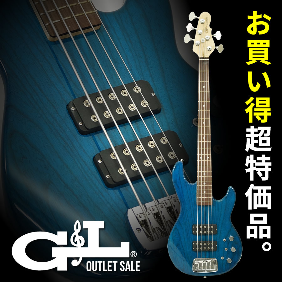 G&L ベース G&L USA L-2500 Andromeda / M【USA ジーエル 5弦ベース 】 送料無料