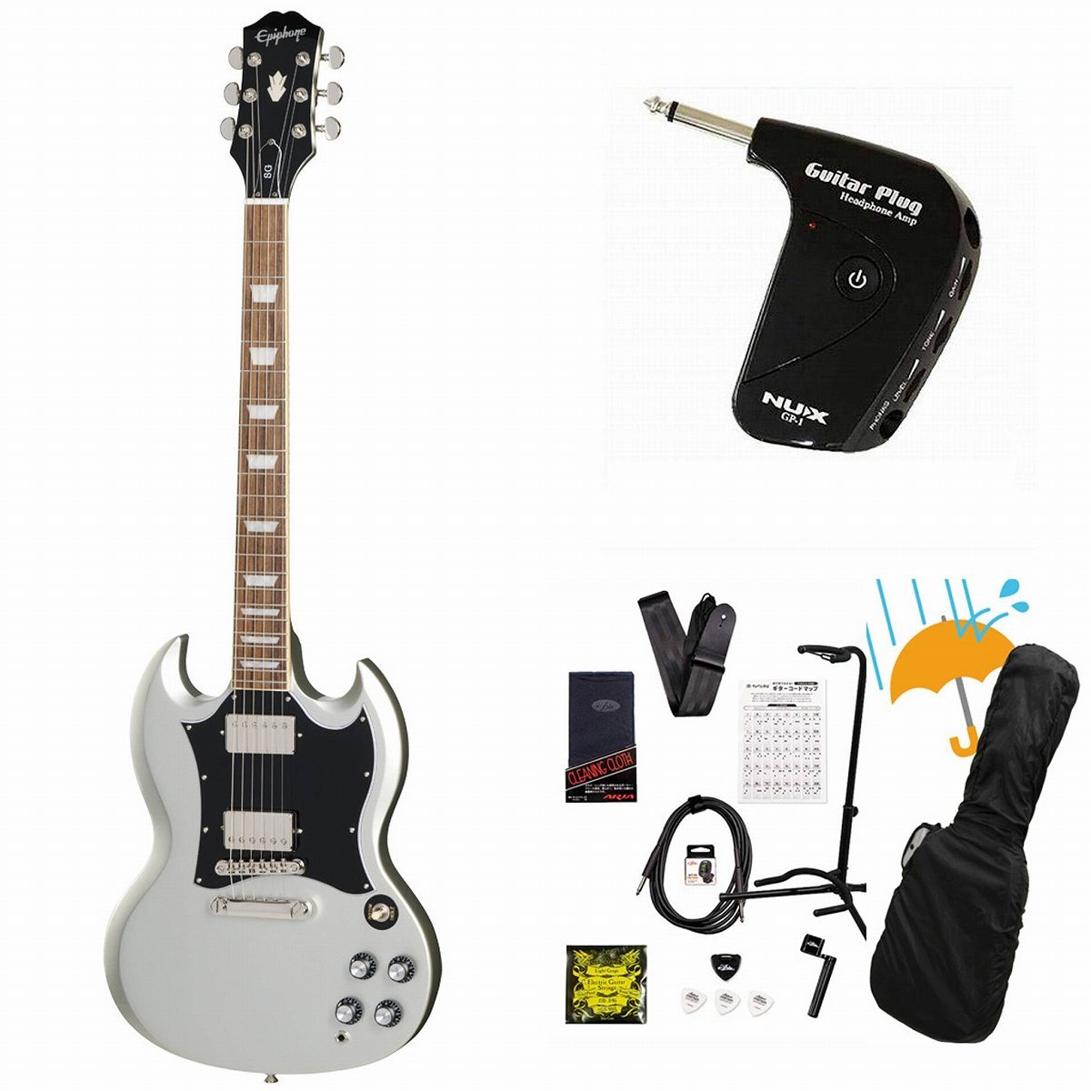 Epiphone Inspired by Gibson SG Standard Silver Mist Epiphone Inspired by Gibson SG Standard Silver Mist