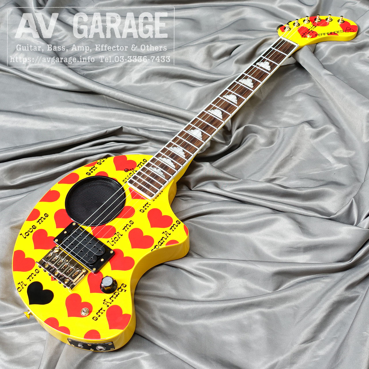 FERNANDES YELLOW HEART-ZO（中古）【楽器検索デジマート】