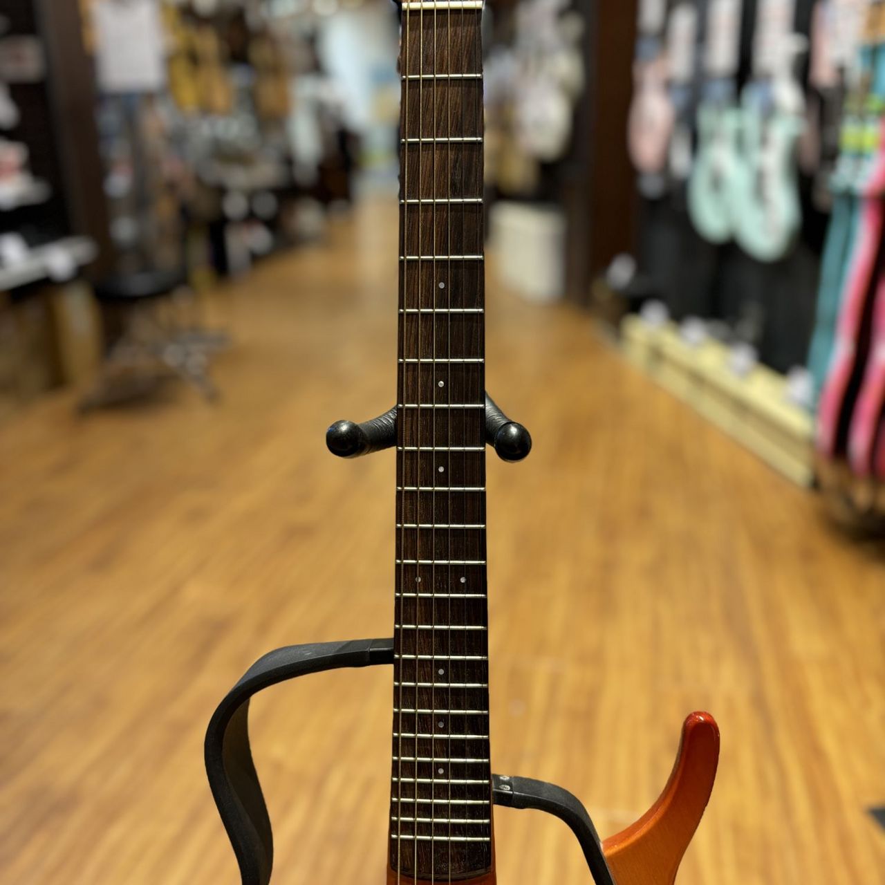 YAMAHA サイレントギター SLG100S スタンド付き　ジャンク YAMAHA|YAMAHA サイレントギター SLG-100S BL ブラ|HARDOFFオフ