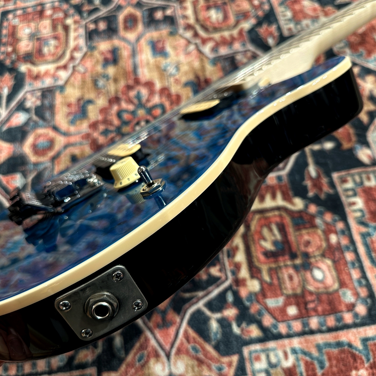 MUSIC MAN KID Limited Axis Trans Blue Quilt Mutching Head【特価