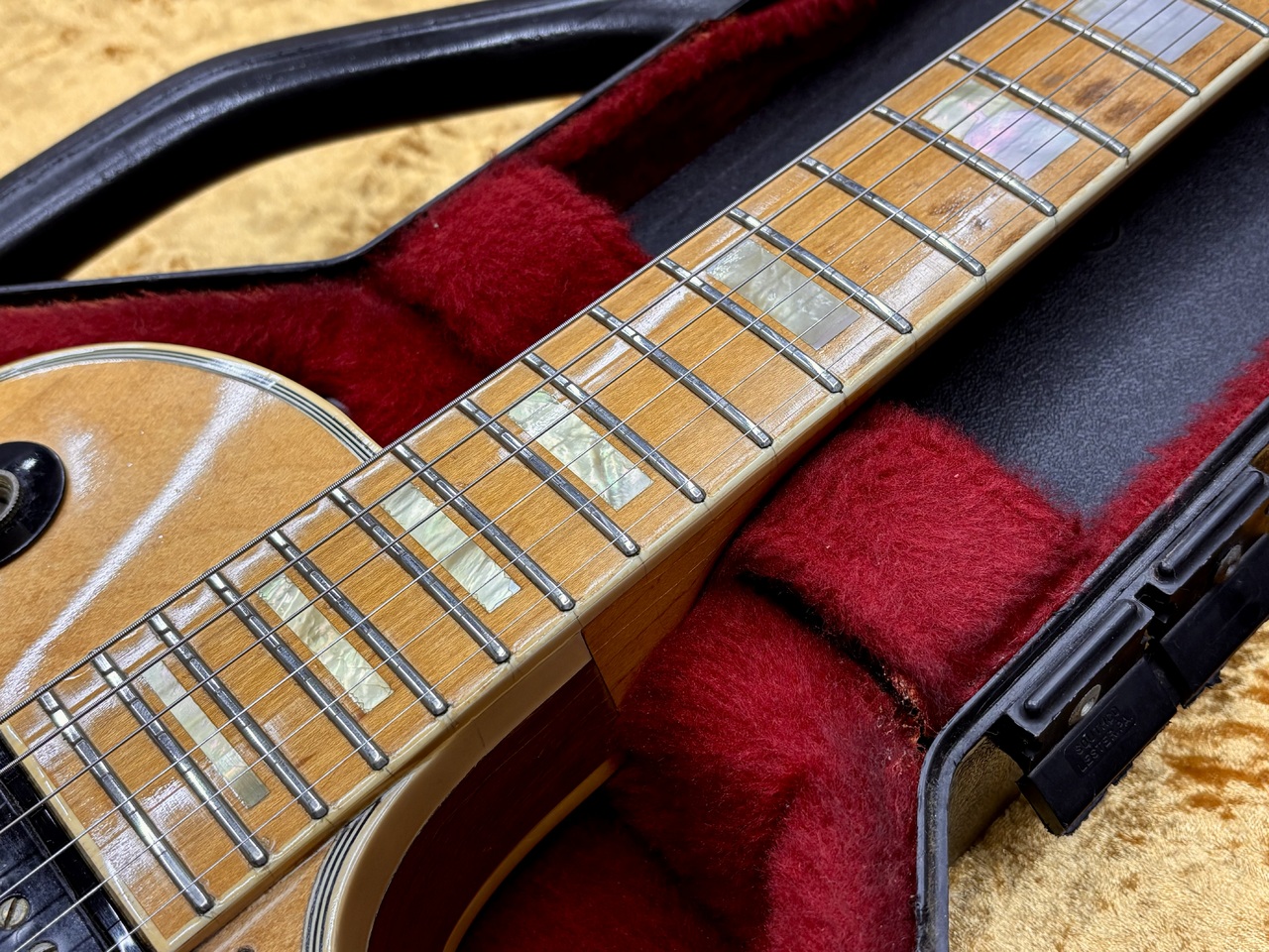 Gibson レスポールベース レアモデル メンテナンス済 Gibson 【Vintage】Les Paul Custom Natural w/ Maple Fingerboard